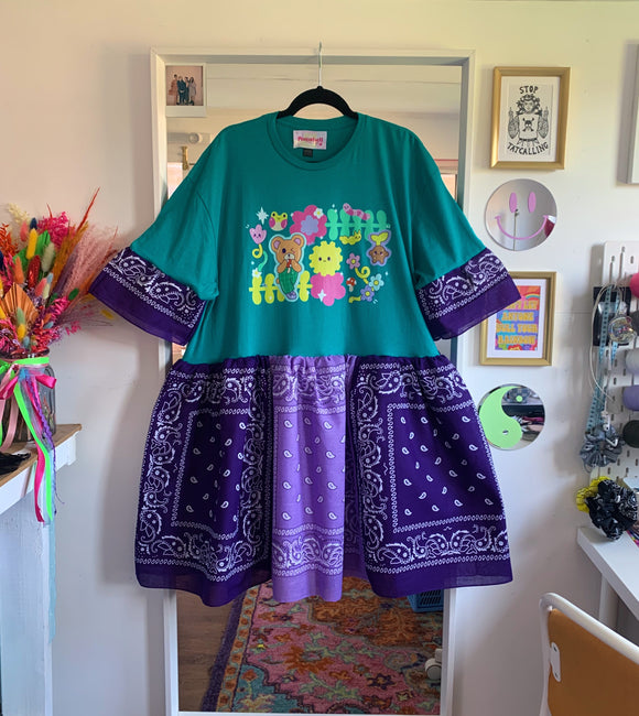Pomshell x Sun Puff Forest dress