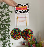 Pompom earrings