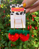 Strawberry Pompoms