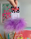 Large fluff earrings
