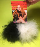 Large fluff earrings