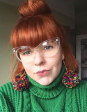 Pompom earrings